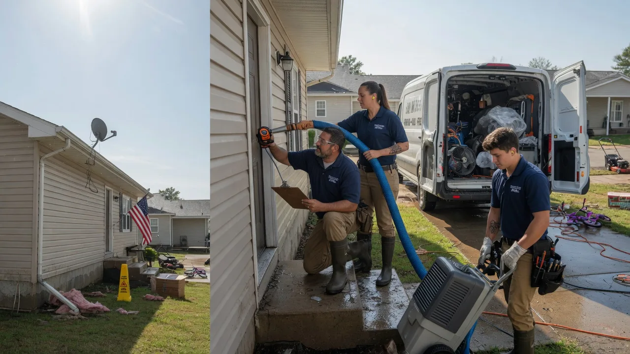 Ceiling Water Damage Restoration in Mcgee, MO near me
